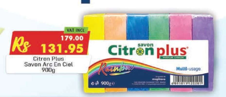 Citron Plus Savon Arc En Ciel 900g
