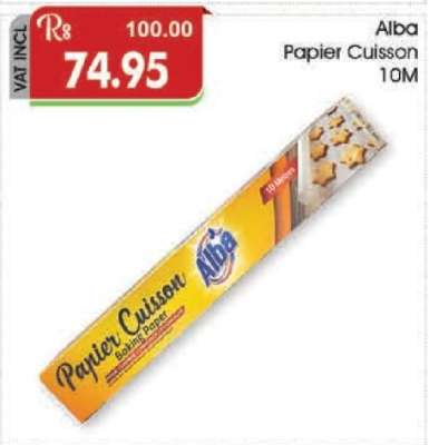 Alba Papier Cuisson 10M