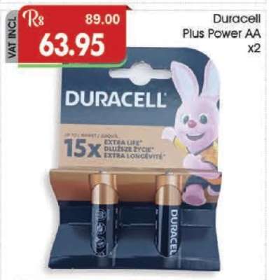 Duracell Plus Power AA x2