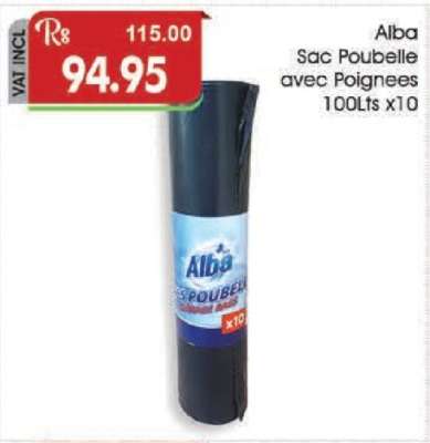 Alba Sac Poubelle avec Poignees 100Lts x10