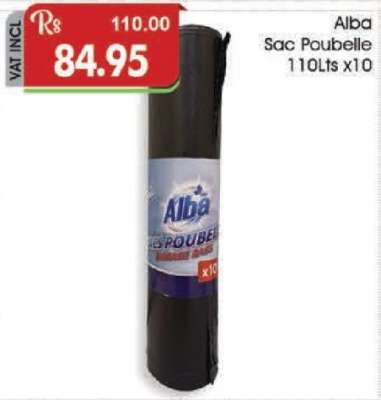 Alba Sac Poubelle 110L x10