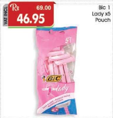 Bic 1 Lady x5 Pouch