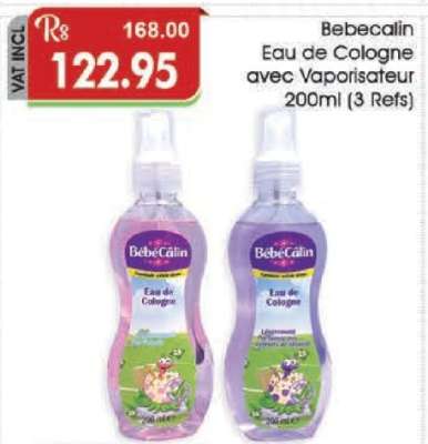 Bebecalin Eau de Cologne avec Vaporisateur 200ml (3 Refs)