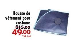 Housse de vêtement pour costume