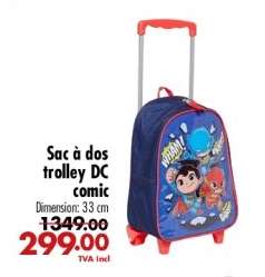 Sac à dos trolley DC comic