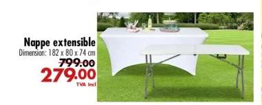 Nappe extensible