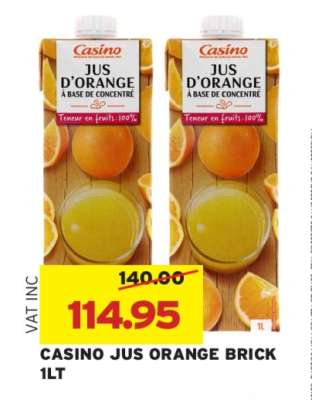 CASINO JUS ORANGE BRICK 1LT