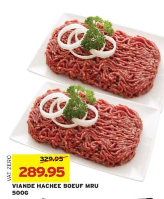 VIANDE HACHEE BOEUF MRU