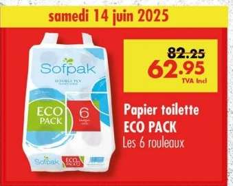 Papier toilette ECO PACK