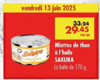 Miettes de thon à l'huile SAKURA