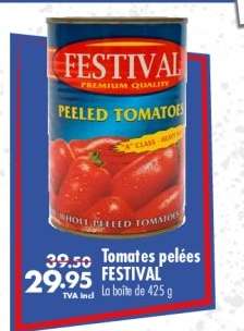 Tomates pelées FESTIVAL