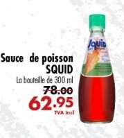 Sauce de poisson SQUID