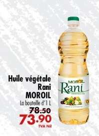 Huile végétale Rani MOROIL