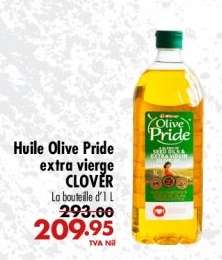 Huile Olive Pride extra vierge CLOVER