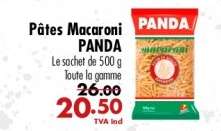 Pâtes Macaroni PANDA