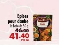 Epices pour daube