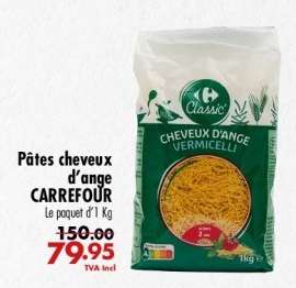 Pâtes cheveux d'ange CARREFOUR