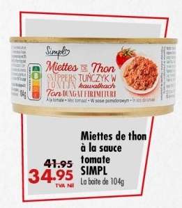 Miettes de thon à la sauce tomate SIMPL