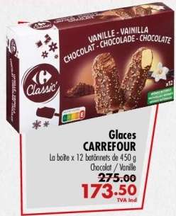 Glaces CARREFOUR