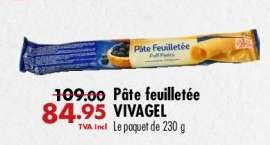 Pâte feuilletée VIVAGEL