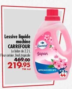 Lessive liquide machine CARREFOUR