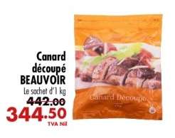 Canard découpé BEAUVOIR