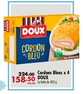 Cordons Bleus x 4 DOUX