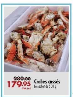 Crabes cassés