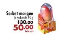 Sorbet mangue