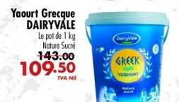 Yaourt Grecque DAIRYVALE