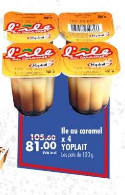 Ile au caramel x 4 YOPLAIT