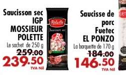 Saucisson sec IGP MOSSIEUR POLETTE