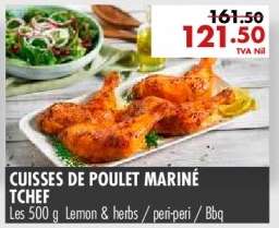 CUISSES DE POULET MARINÉ TCHEF