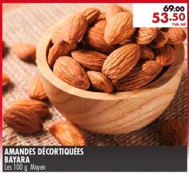 AMANDES DÉCORTIQUÉES BAYARA