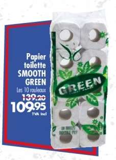 Papier toilette SMOOTH GREEN