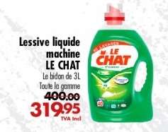 Lessive liquide machine LE CHAT