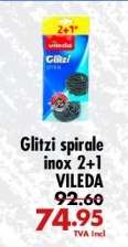 Glitzi spirale inox 2+1 VILEDA