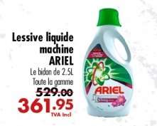 Lessive liquide machine ARIEL
