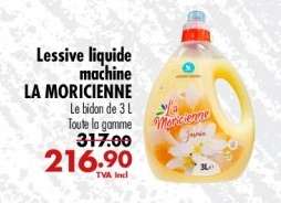 Lessive liquide machine LA MORICIENNE