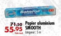 Papier aluminium SMOOTH