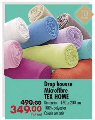 Drap housse Microfibre TEX HOME