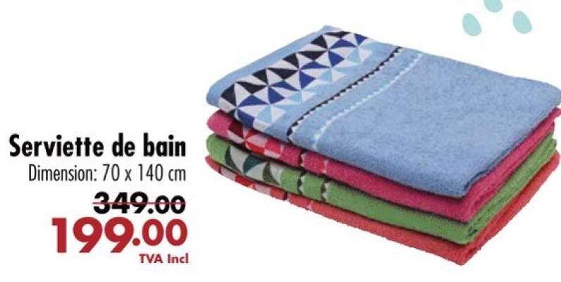 Serviette de bain