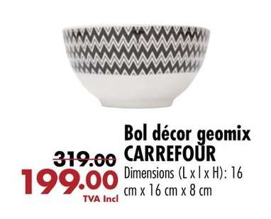 Bol décor geomix