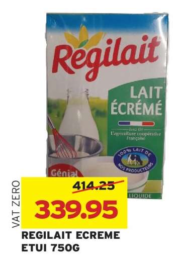 REGILAIT ECREME ETUI 750G