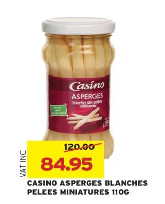 CASINO ASPERGES BLANCHES PELEES MINIATURES 110G