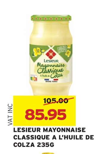 Lesieur Mayonnaise Classique A L'huile De Colza 235g