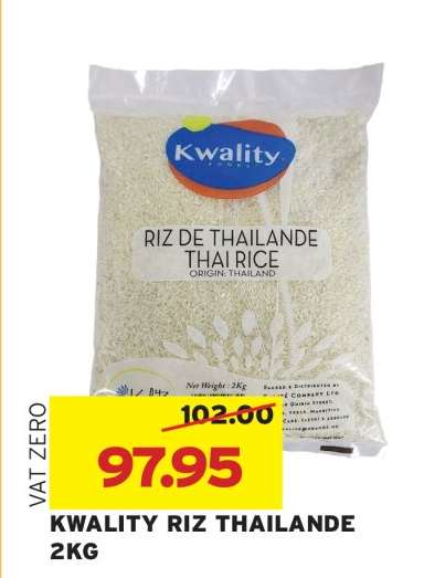 KWALITY RIZ THAILANDE 2KG