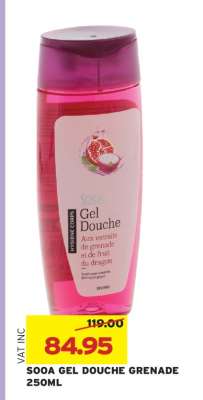 SOOA GEL DOUCHE GRENADE 250ML