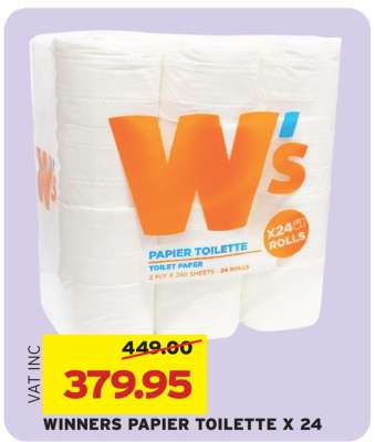 WINNERS PAPIER TOILETTE X 24