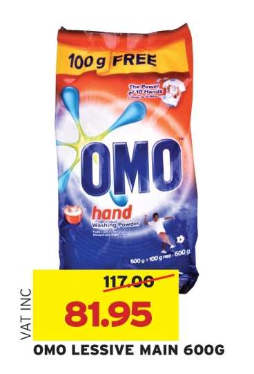 OMO LESSIVE MAIN 600G
